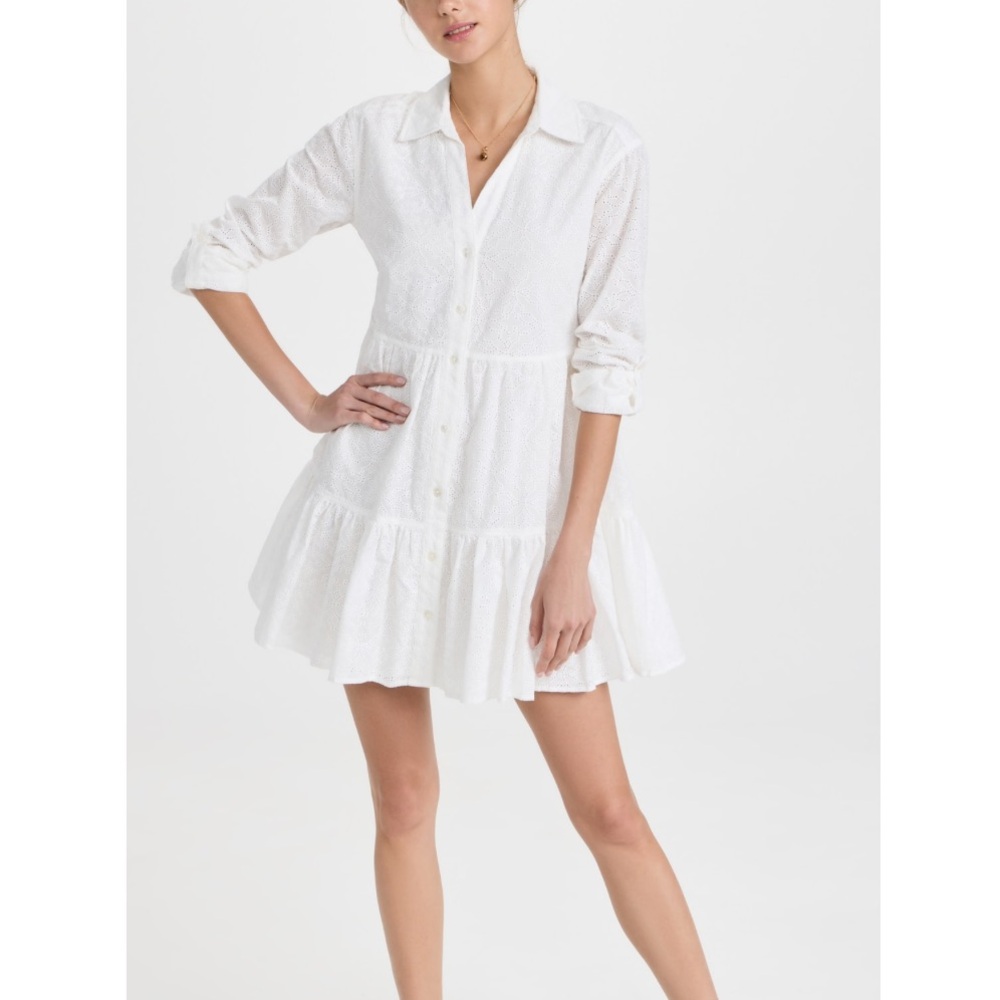Veronica Beard eyelet shirt dress